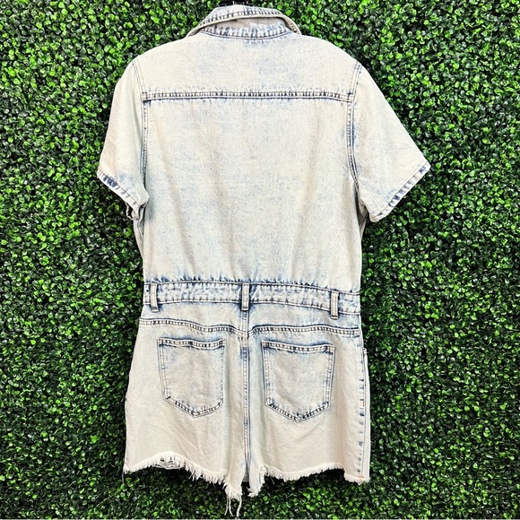 SHEIN SXY | Denim Romper - Picture 9 of 9